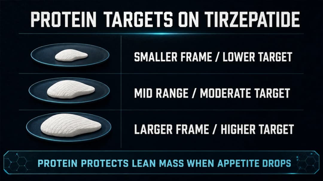 Card: protein targets on tirzepatide