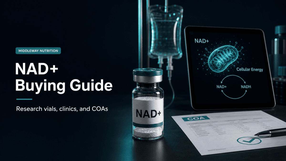 Where to Buy NAD+: A 2026 Research Buyer's Guide article visual