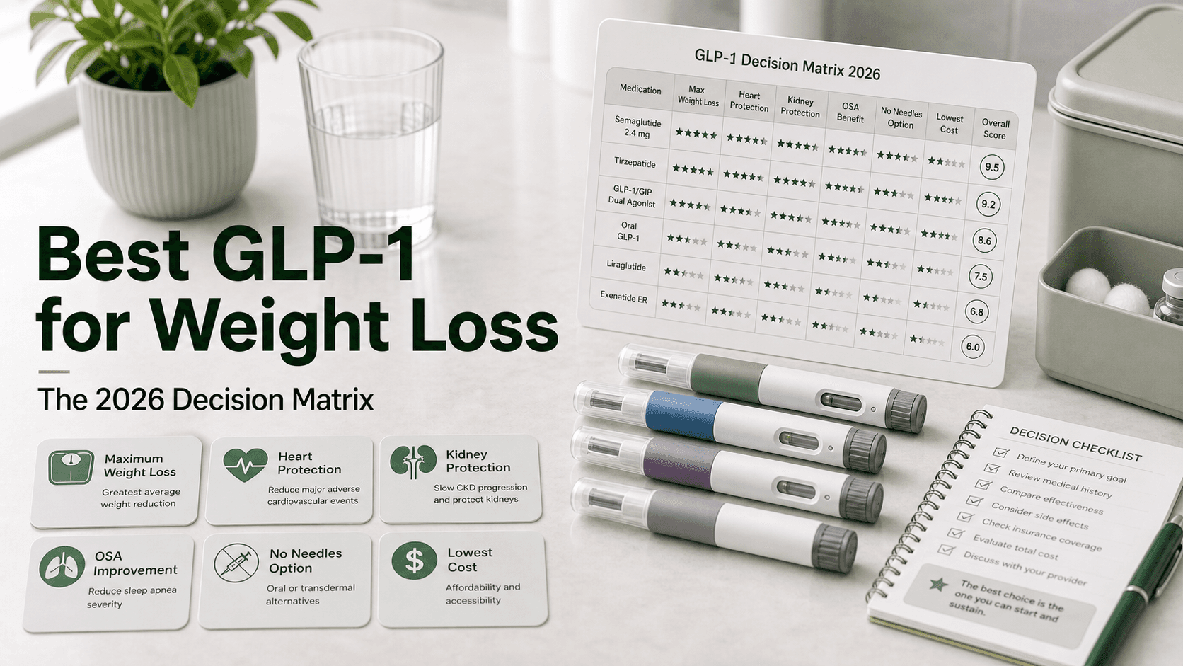 Which GLP-1 Is Best for Weight Loss? The 2026 Decision Matrix