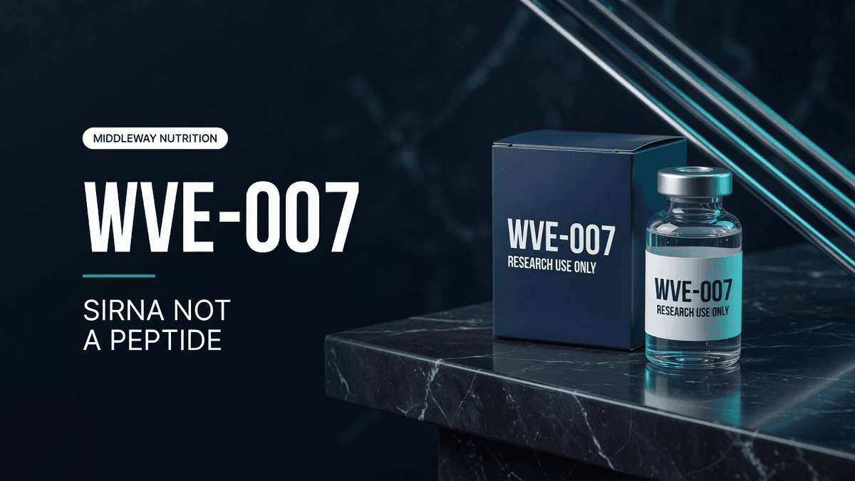 WVE-007 (James Bond Peptide): What It Is and Why the Nickname Is Wrong article visual
