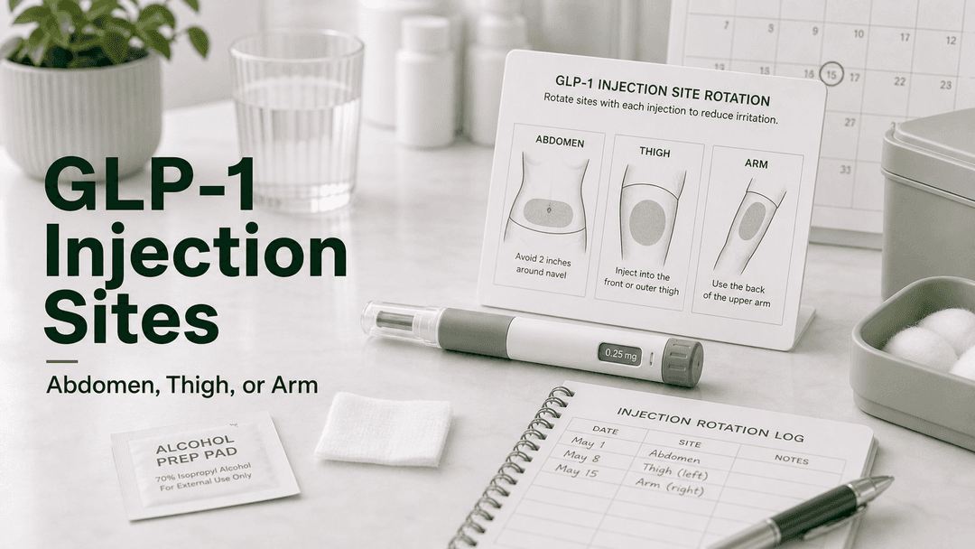 GLP-1 Injection Sites: Where to Inject, Rotation Guide, Technique (2026)